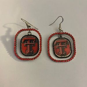 Texas Tech dangle earrings - 2 pairs